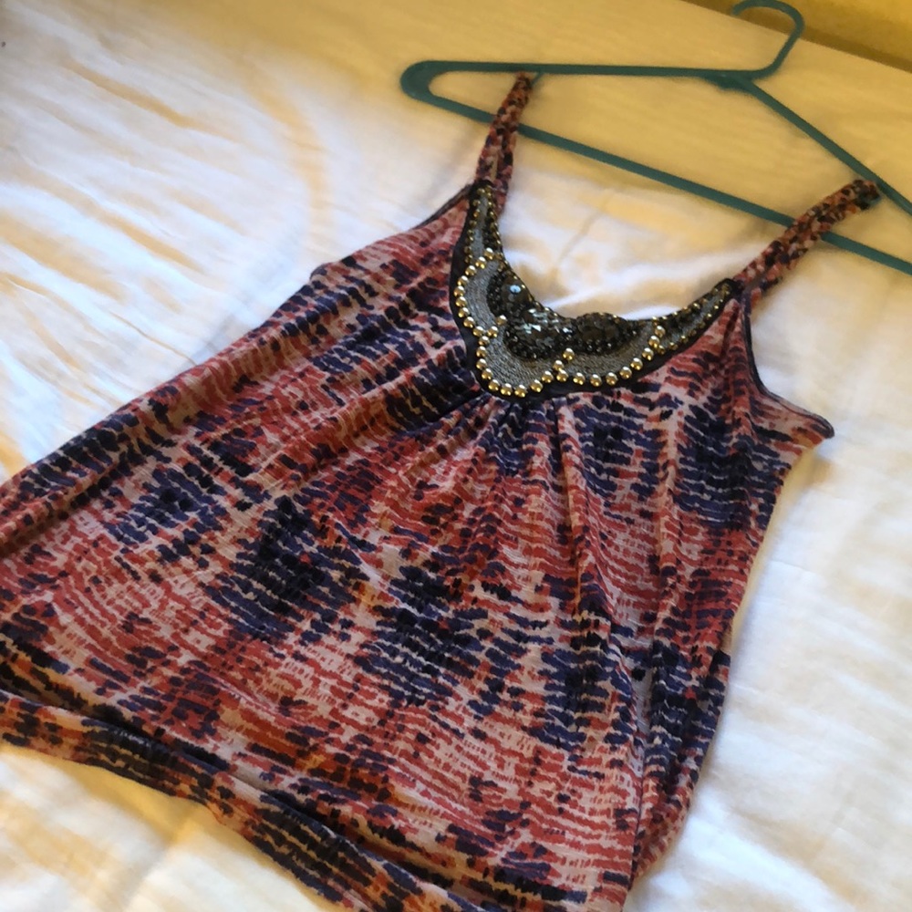 Boho tank top blouse